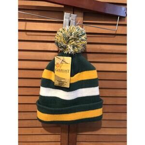 GOLD COAST SUNWEAR POM POM Hat One Size Unisex Knit Winter Cap GB Packers colors